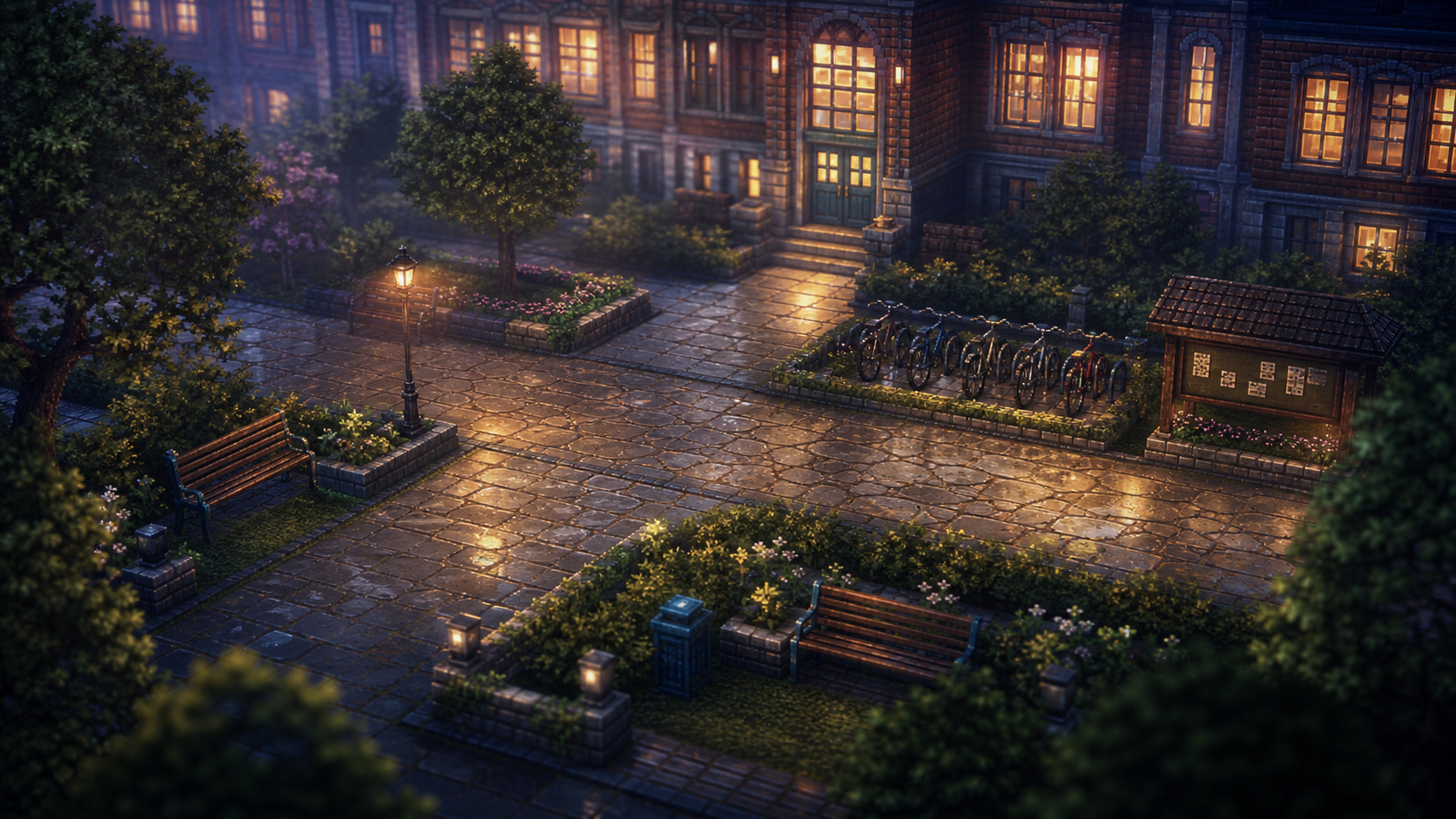 Illice Mistery School al amanecer